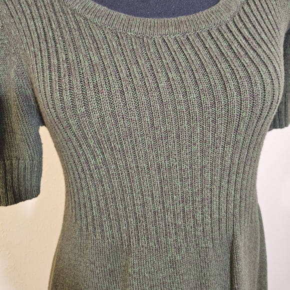 Cato Olive Green Knit Midi Dress - Picture 3 of 3